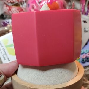 Huge Pink Geometritc Carved Bangle By Antika Collection